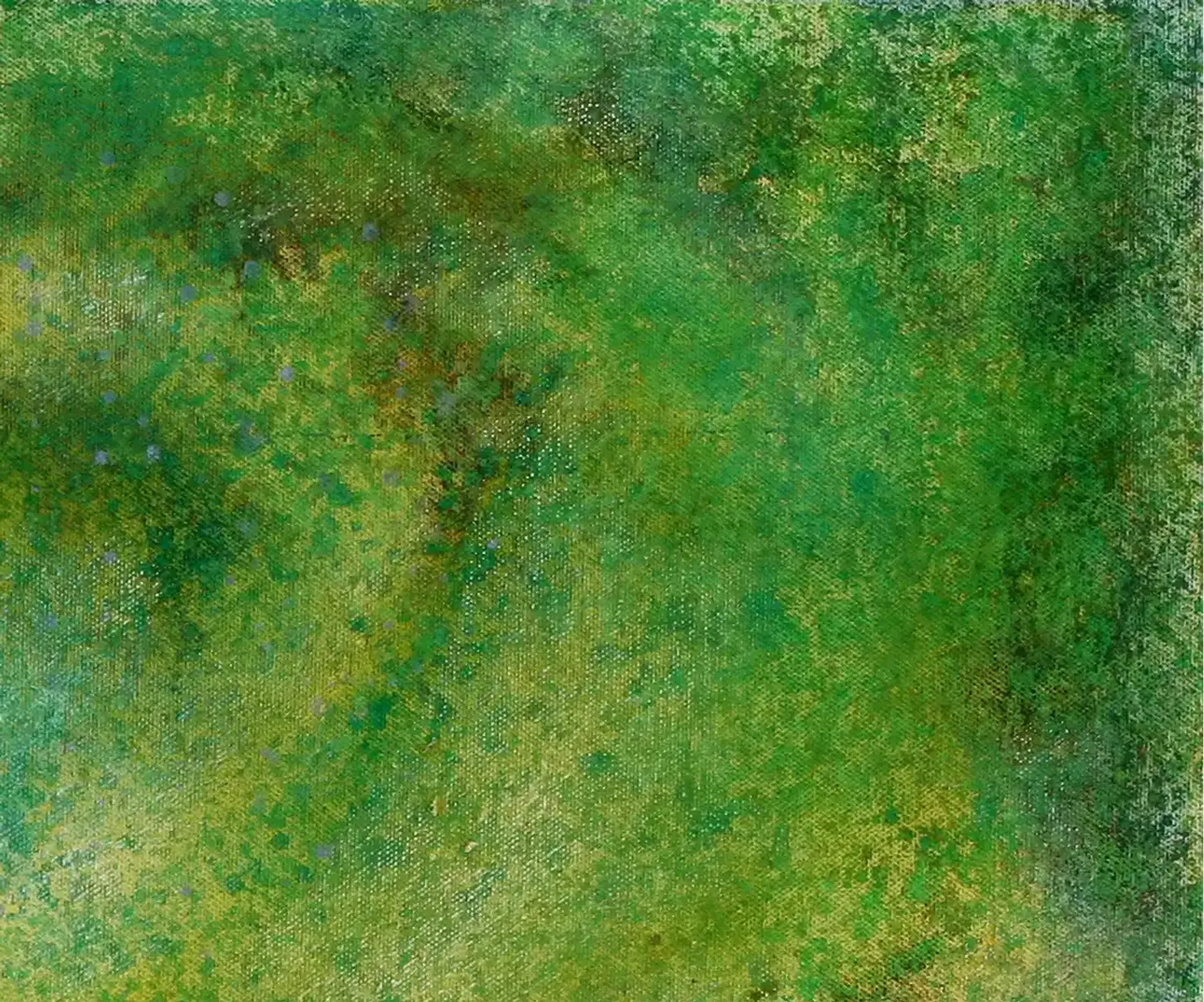 Farbe Grün - Eine ausdrucksstarke Darstellung in Mischtechnik. (3)