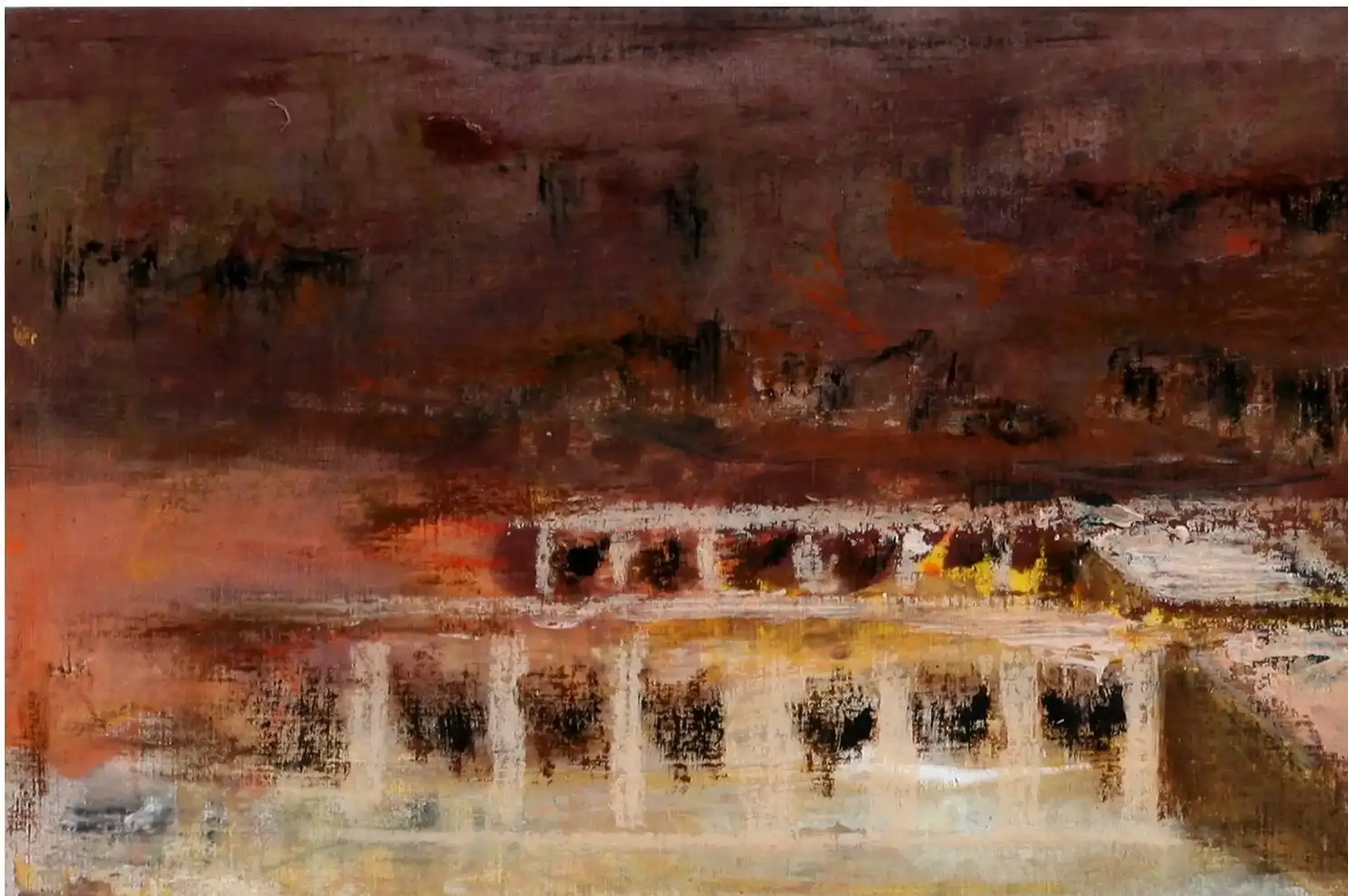 Tal der Könige - Eine ausdrucksstarke Acrylmalerei. (3)