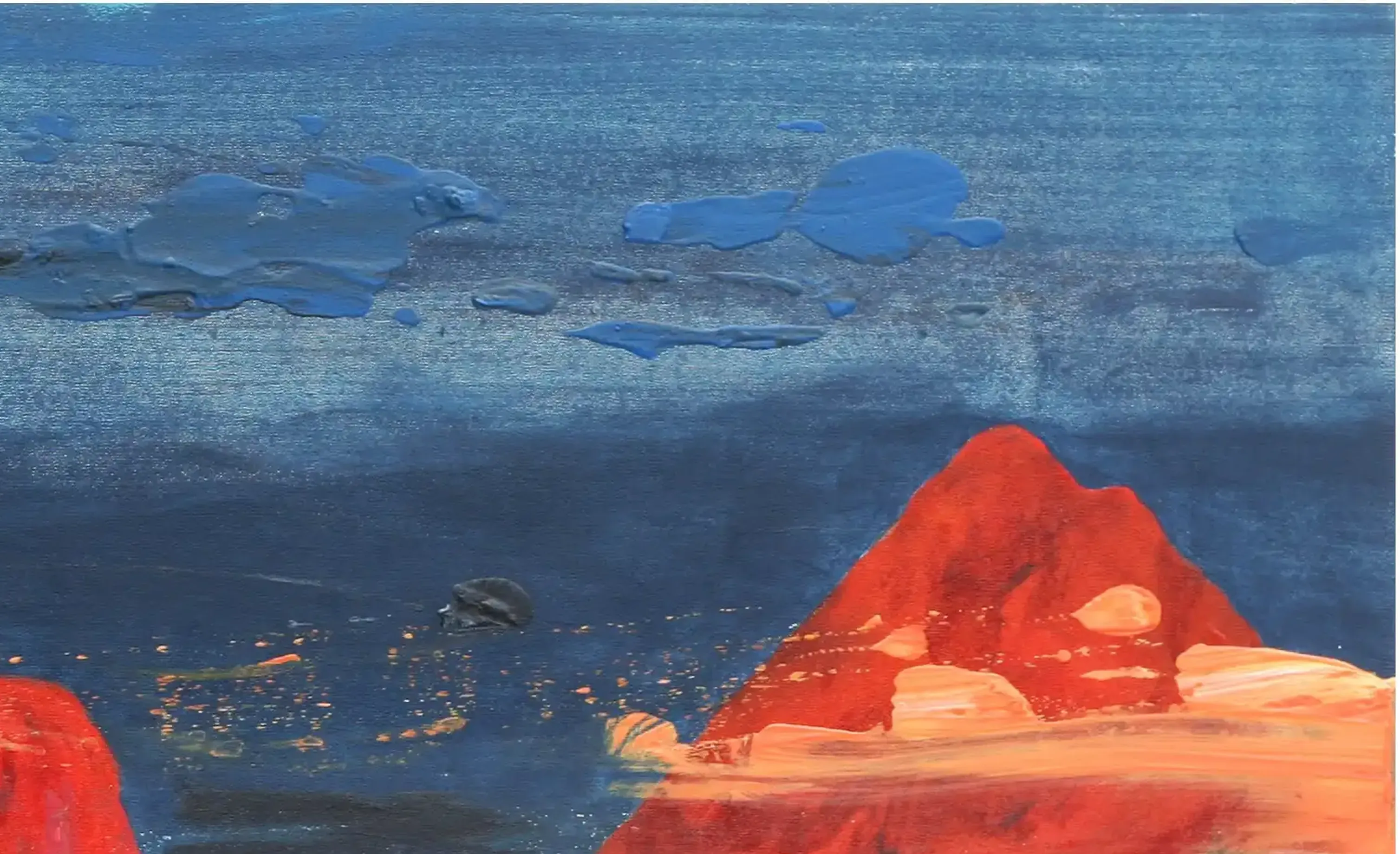 Eiger Nordwand - Eine ausdrucksstarke Acrylmalerei der berühmten Schweizer Bergwand. (3)