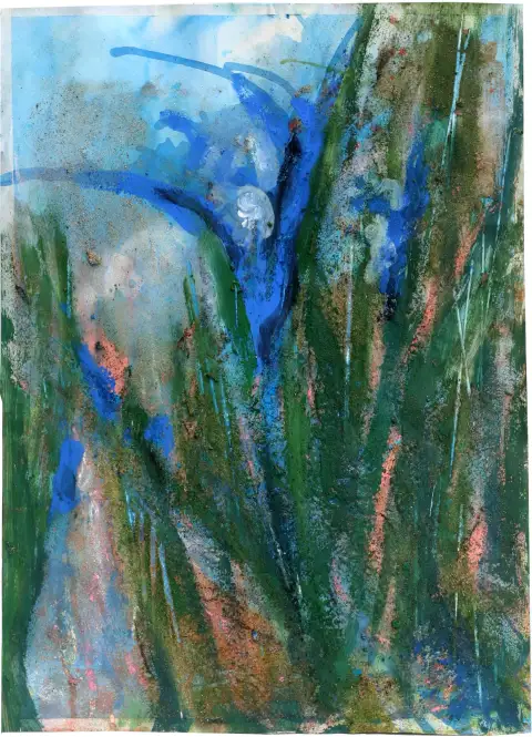 A detailed painting of a thing.