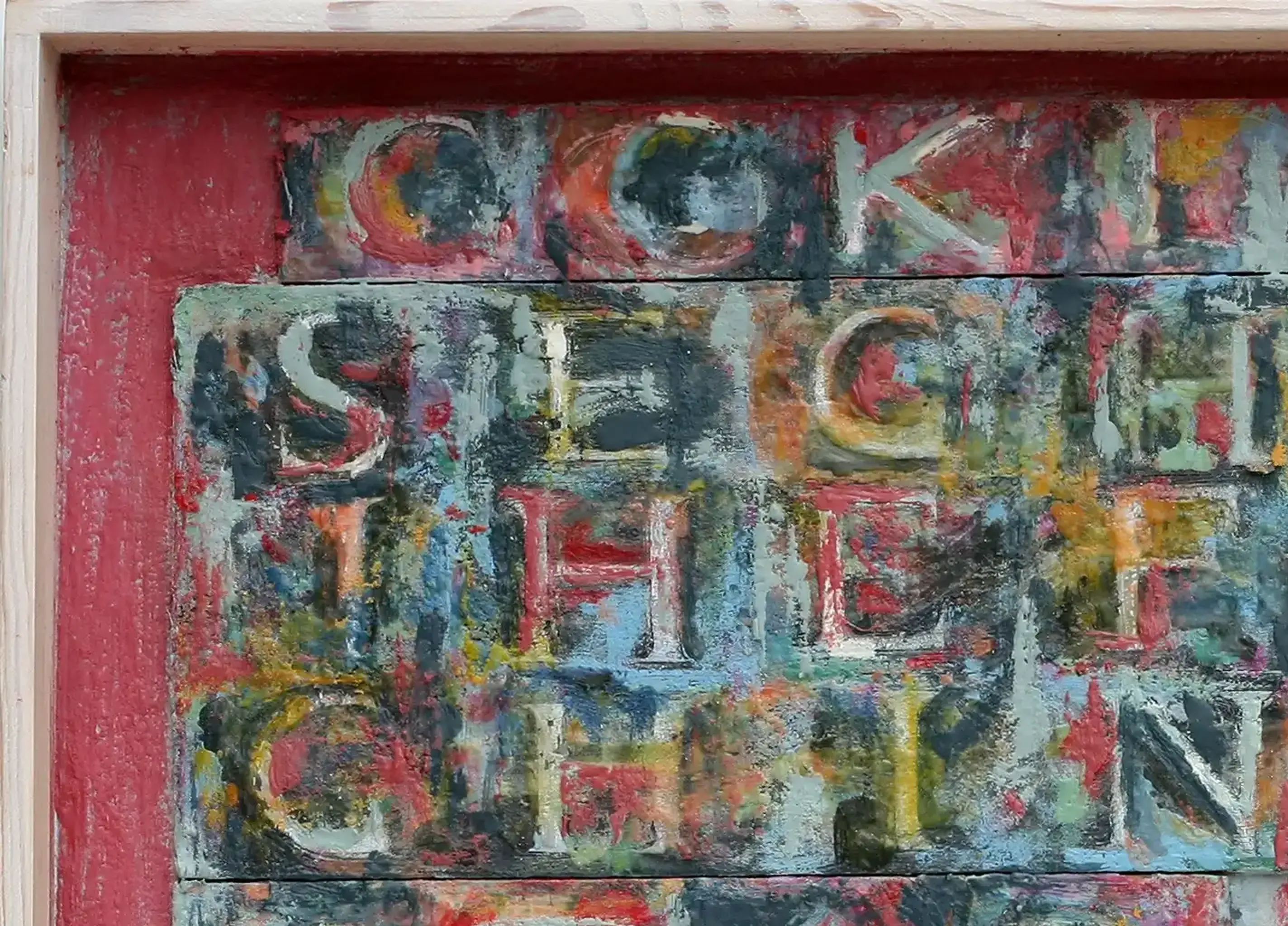 Geheime Botschaften - Eine ausdrucksstarke Darstellung in Enkaustik. (3)