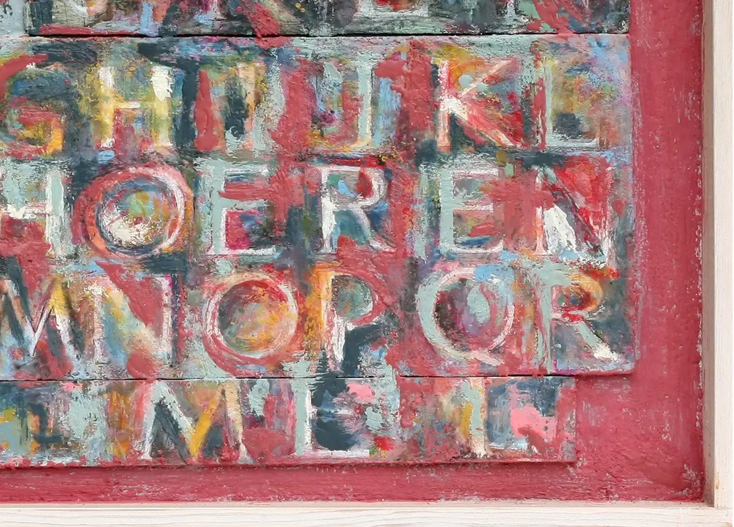 Geheime Botschaften - Eine ausdrucksstarke Darstellung in Enkaustik. (2)