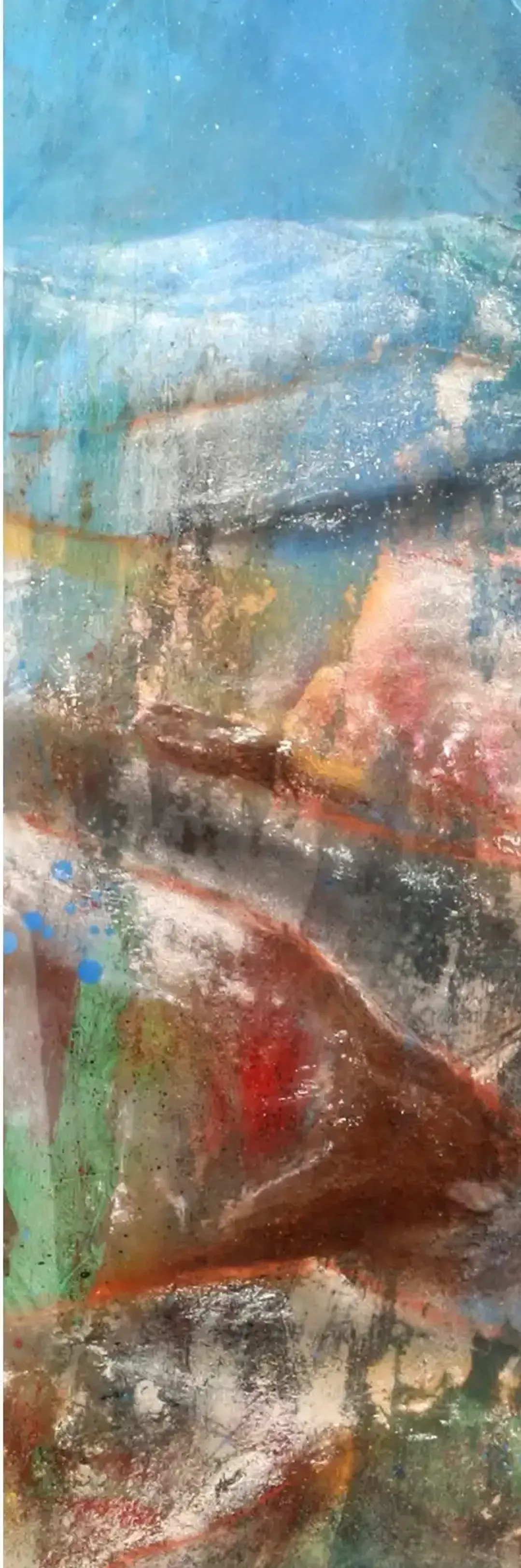 Eine ausdrucksstarke Darstellung in Mischtechnik. (2)