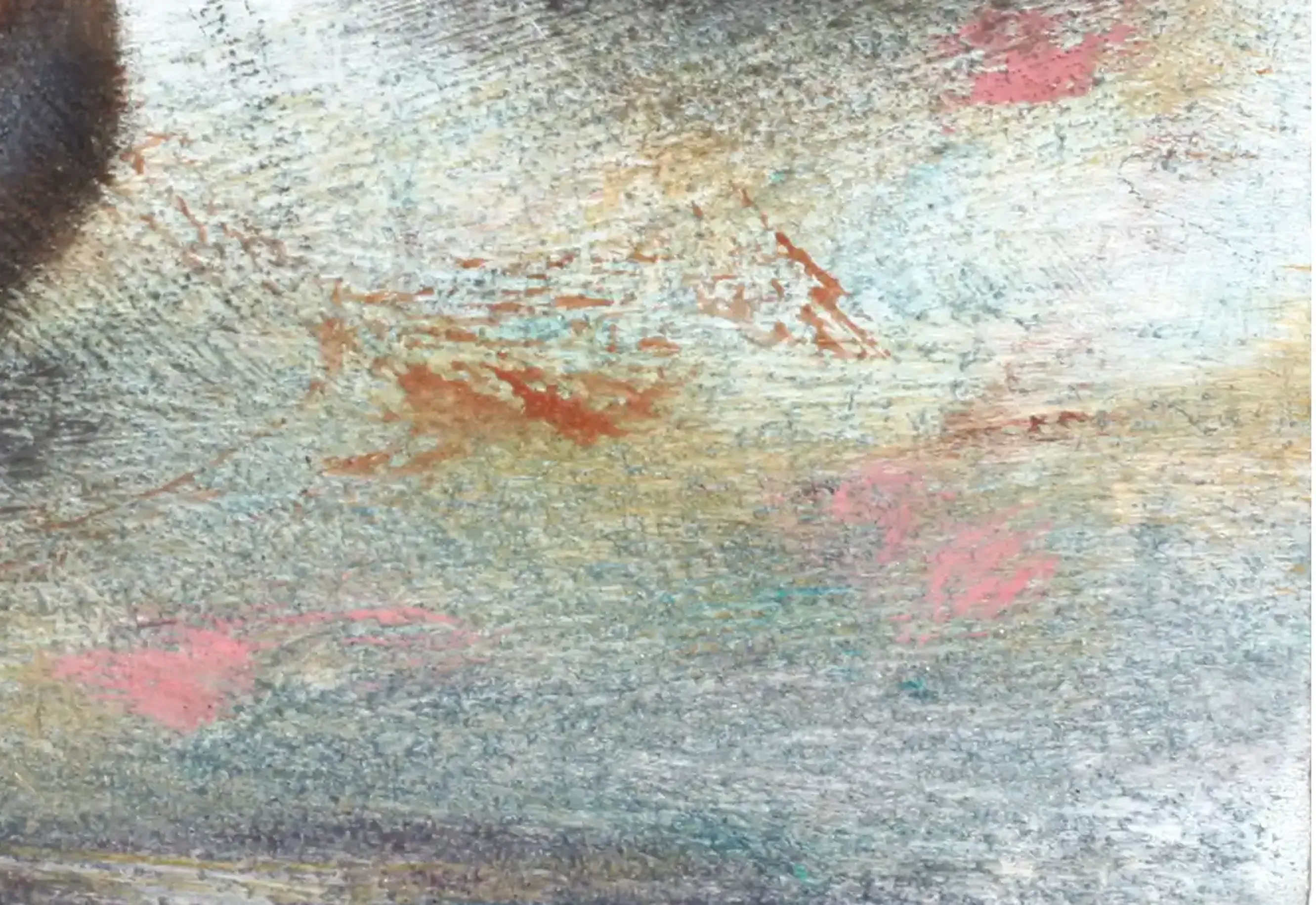 An acrylic painting depicting hazelnuts with rich textures and warm tones. (3)