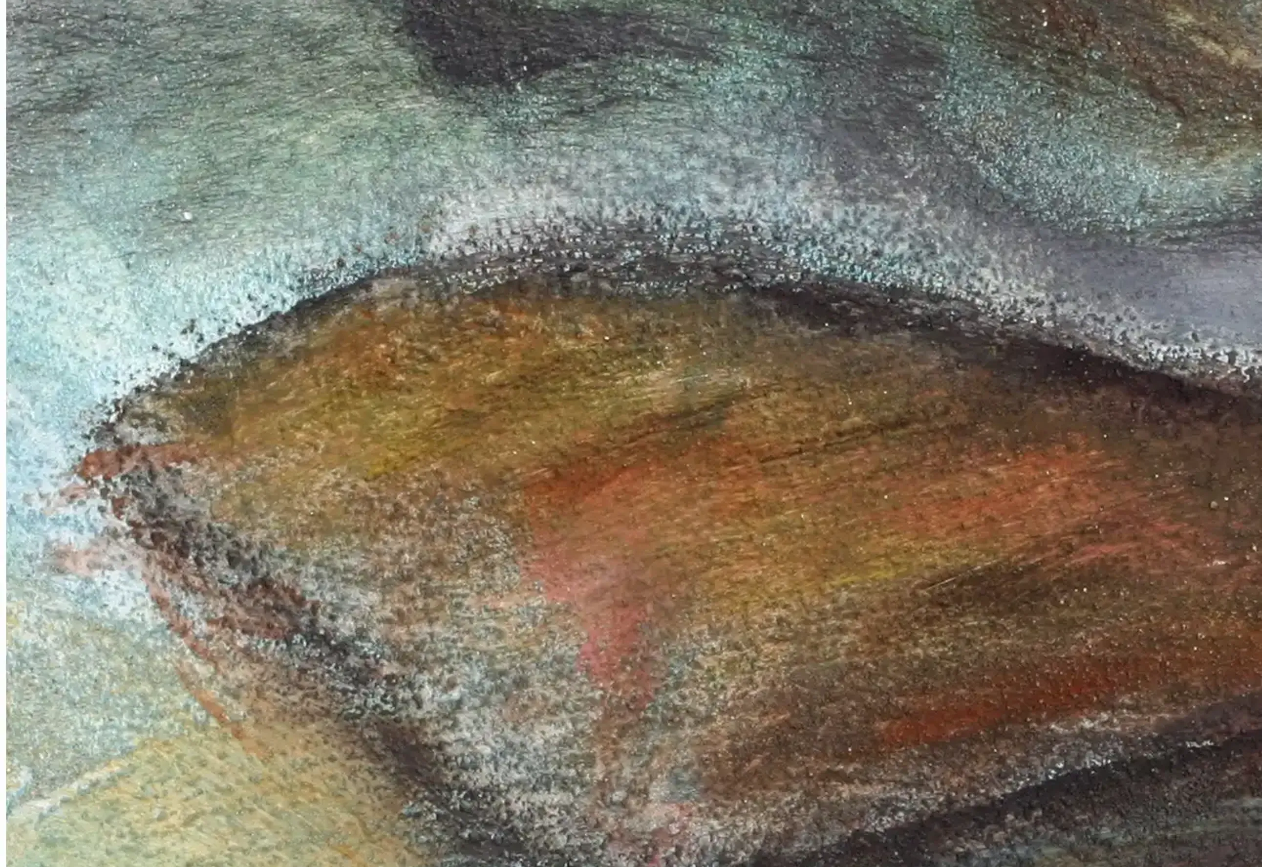 An acrylic painting capturing the distinctive form of maple seeds. (3)