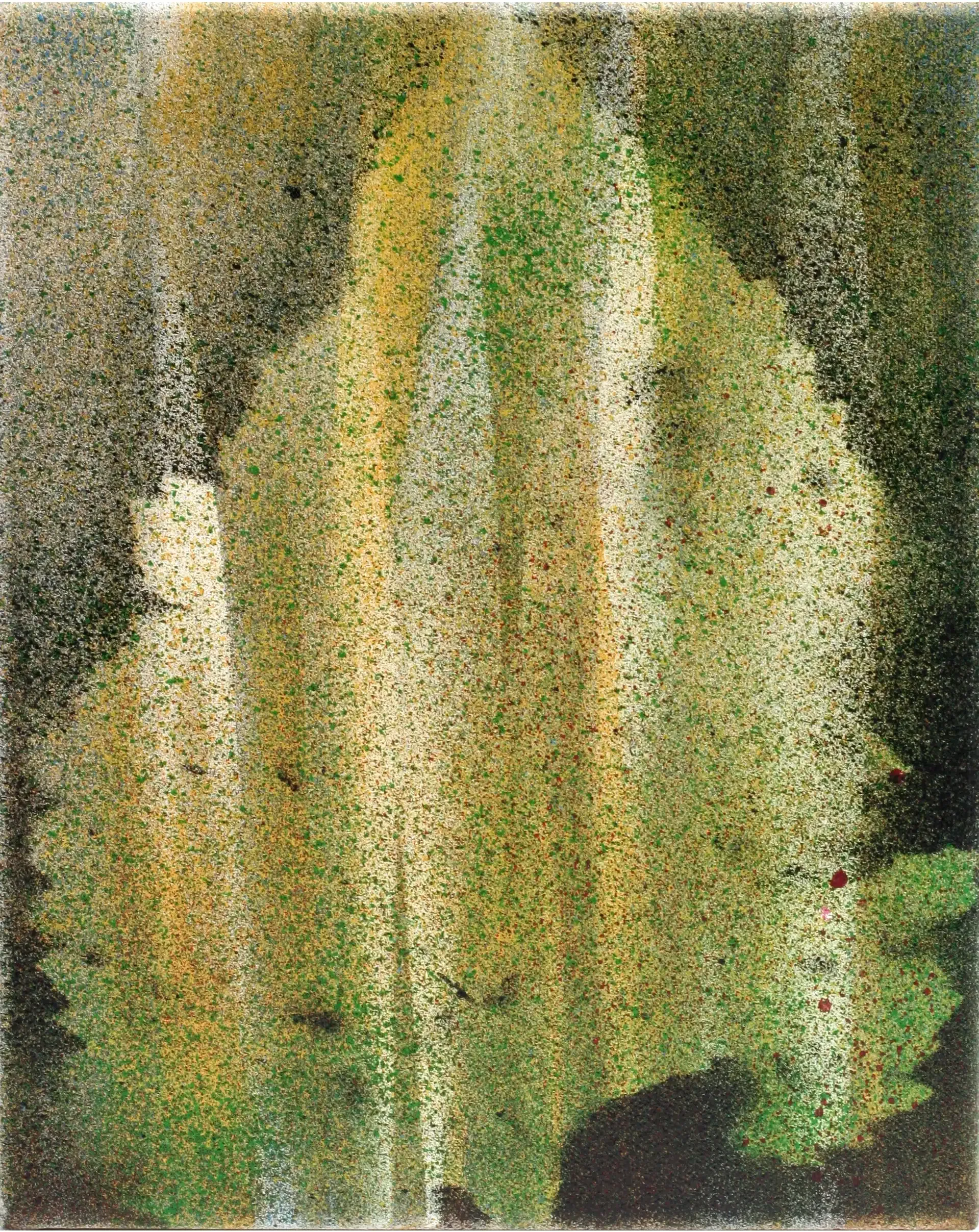 A detailed painting of a thing.