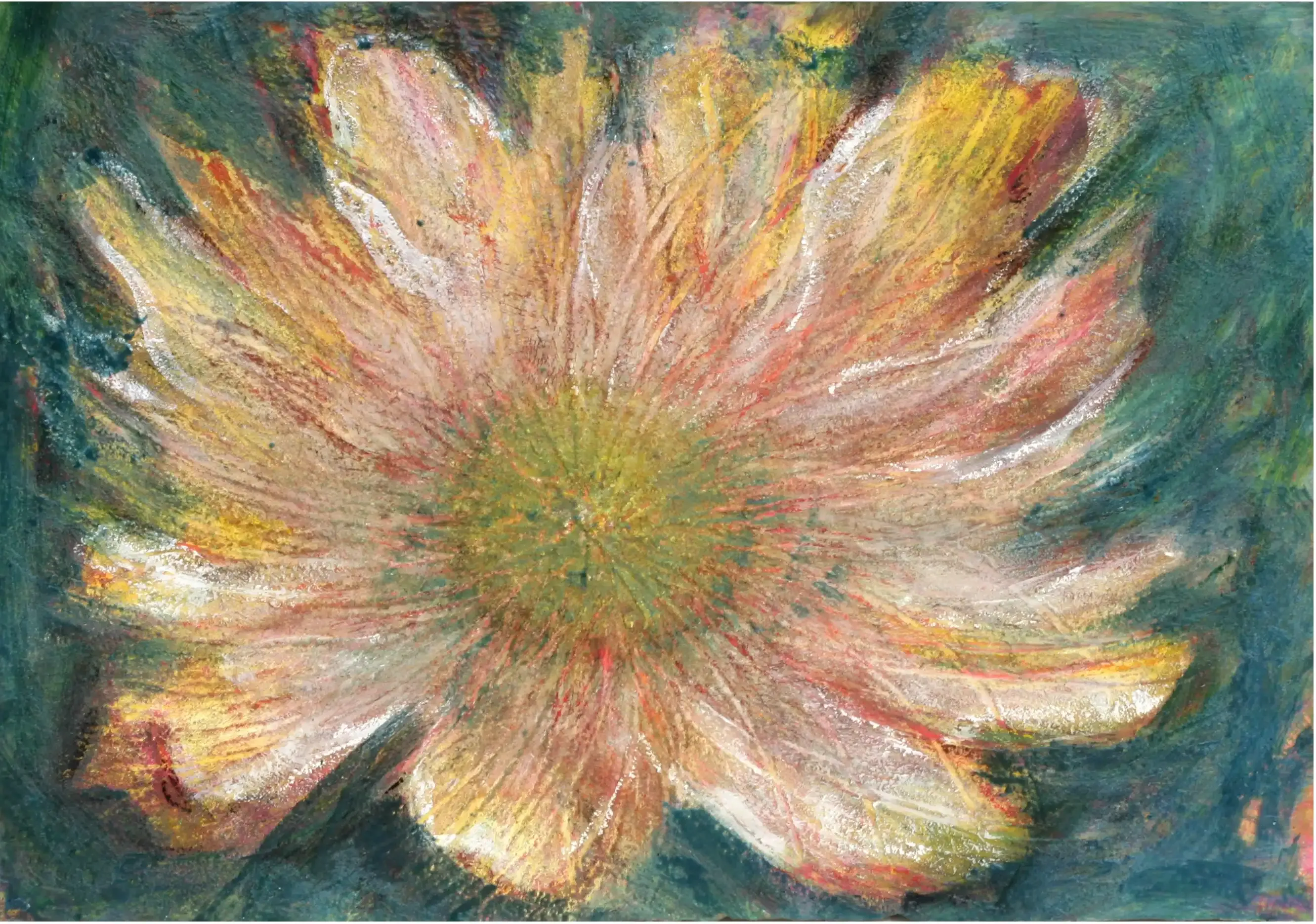 A detailed painting of a thing.