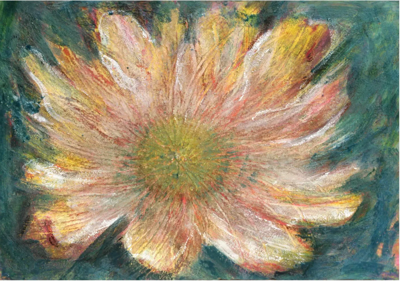 A detailed painting of a thing.
