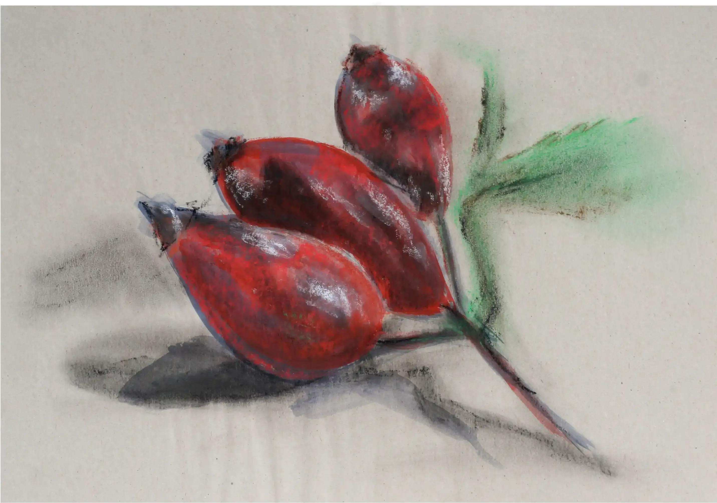 A detailed painting of a thing.