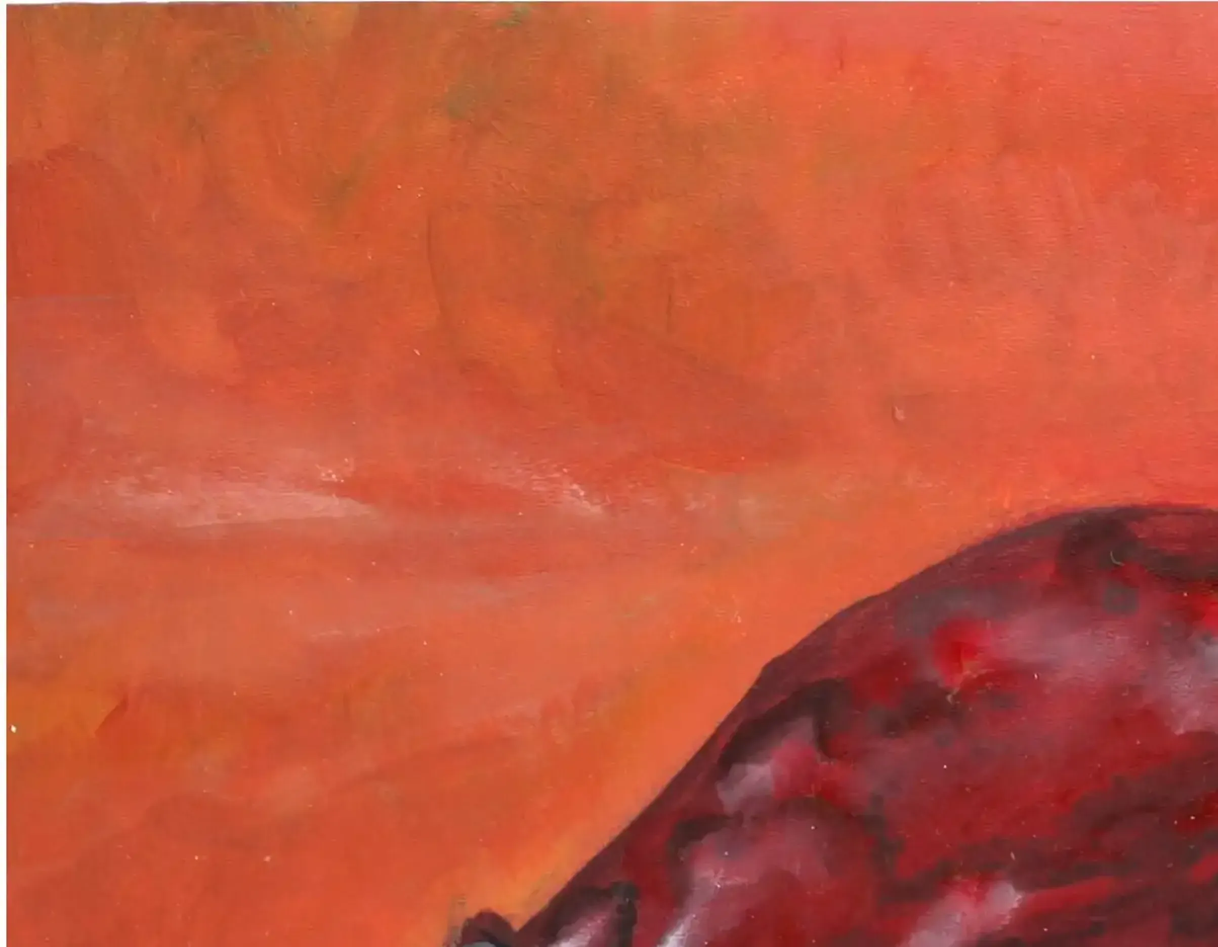 A detailed painting of a rosehip balancing realism and artistic interpretation. (3)