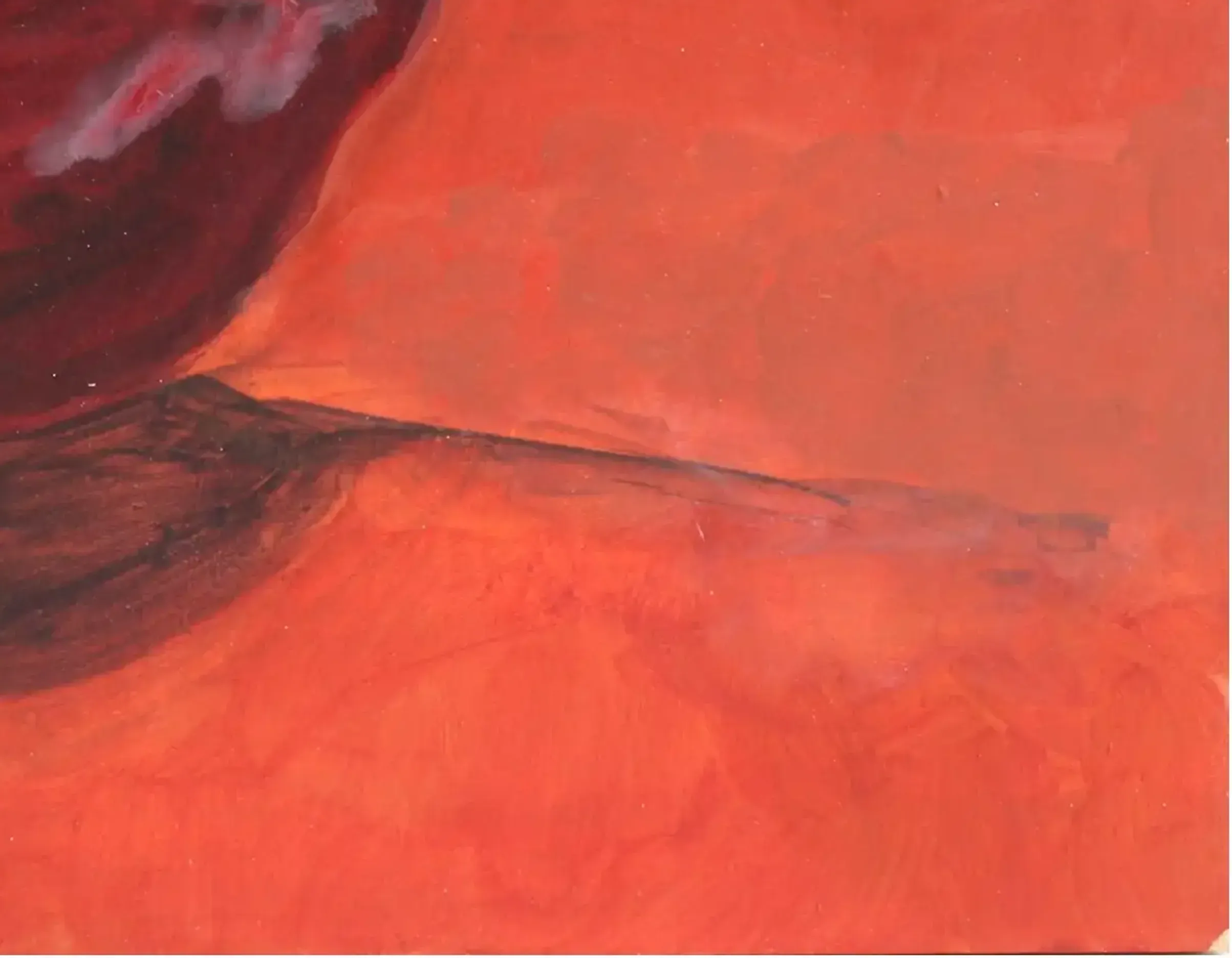 A detailed painting of a rosehip balancing realism and artistic interpretation. (2)