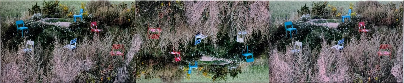 Stuhl Installation - Eine fotografische Kunstinstallation.