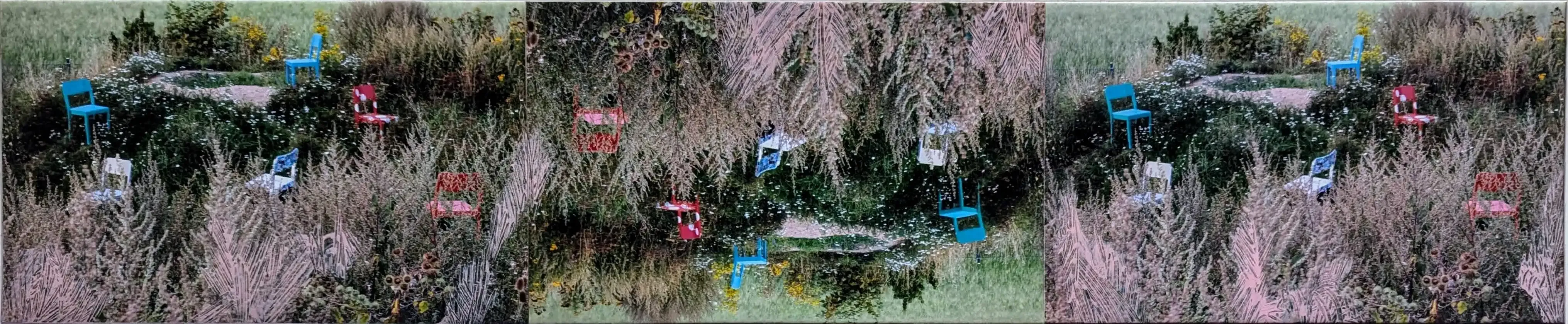 Stuhl Installation - Eine fotografische Kunstinstallation.