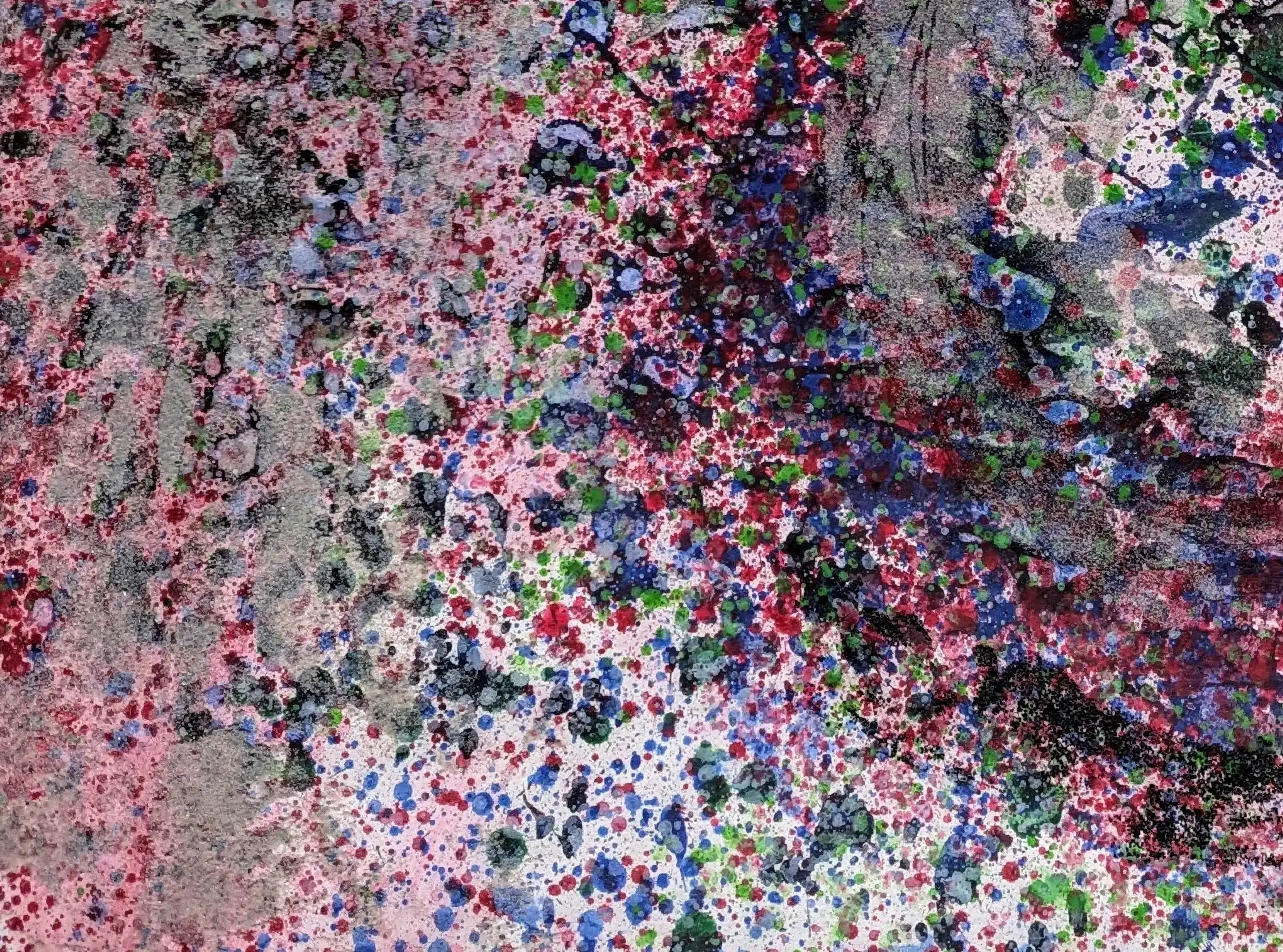 Mit Sogkraft - Eine ausdrucksstarke Darstellung in Mischtechnik. (3)